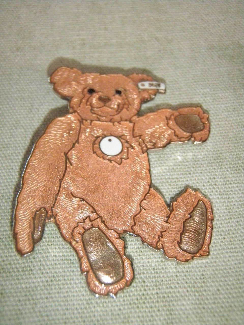 Steiff Spielzeuge: Brosche Steiffbär – Gebraucht aus Rohrbach von chri2009