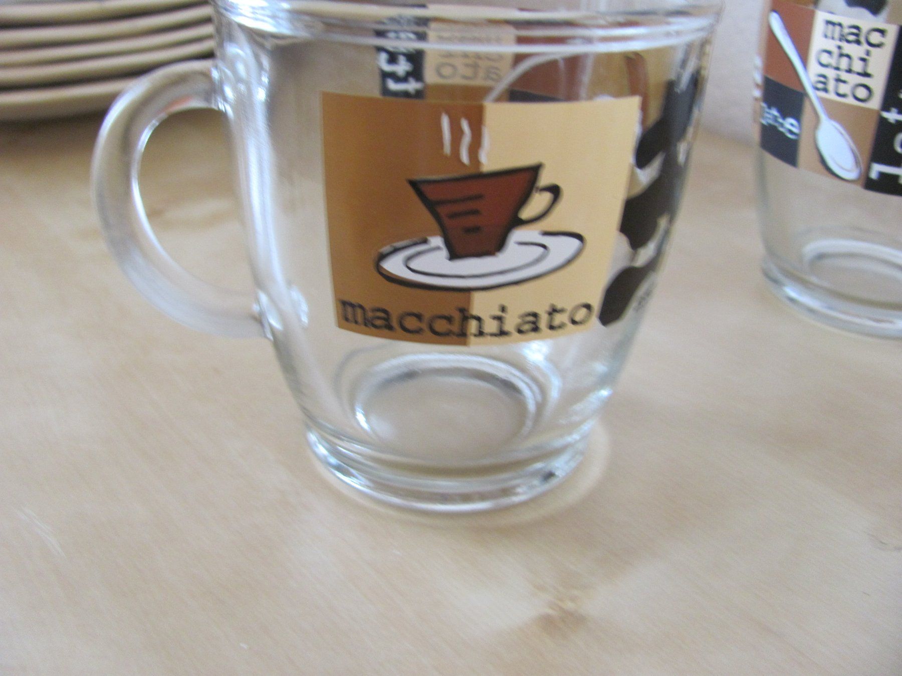 Bicchieri: 6er Set Macchiato/Latte Gläser, Kaffeegläser, – Usato da Gümligen venduto da Fantapanda 4