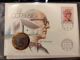 Sonderbrief Le Corbusier 100. Geburtstag 1987 4 Rappen