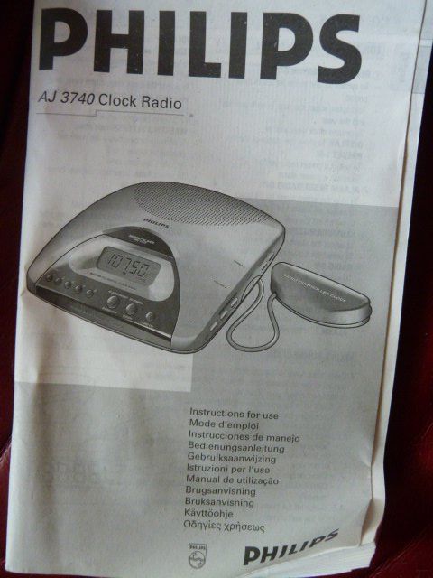 Philips Sveglie: Radiowecker Philips AJ 3740 – Usato da Nunningen venduto da Ave51 1