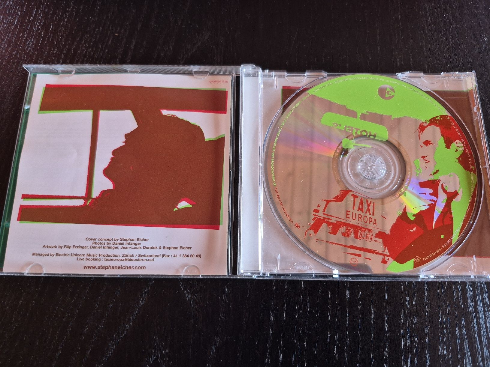 CD: Stefan Eicher - Taxi Europa – Usato da Bern venduto da Roibusch 2