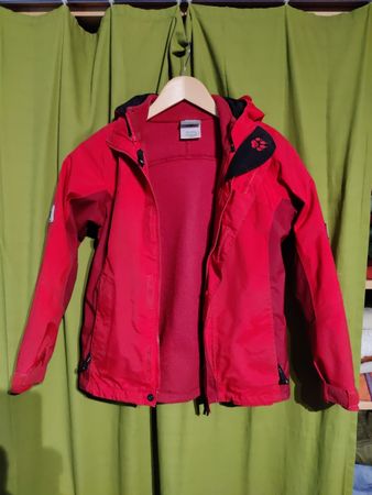 Jack Wolfskin Jacke mit Gilet rot gr 140
