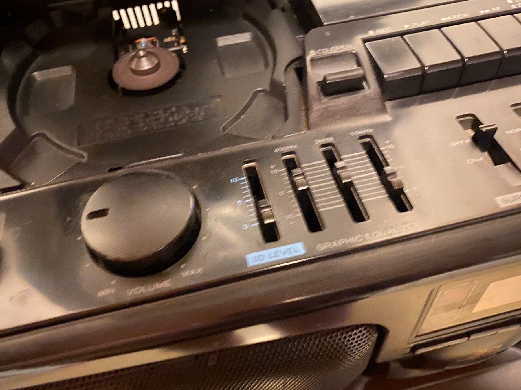 Hitachi Aufnahmegeräte: Hitachi Double Tape Recorder mit CD PLayer, Radio – Gebraucht aus Basel von VinylLover68 9