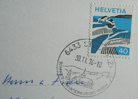 Cartoline postali: STOOS Skilift Fronalpstock – Usato da Jona venduto da philajona 1