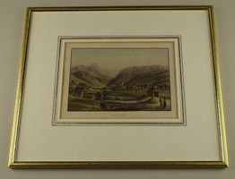 APPENZELL, AQUATINTA MIT STAHLSTICH, 186