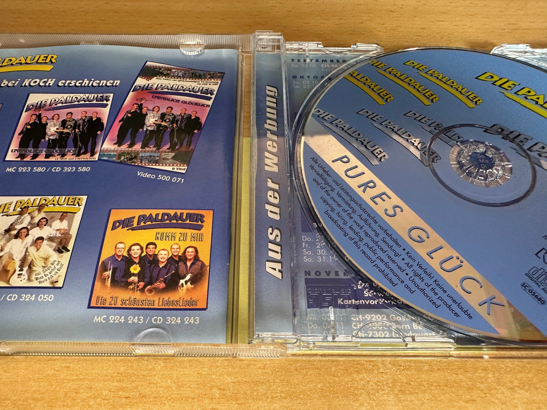 CD: Die Paldauer – Pures Glück – Usato da Rikon im Tösstal venduto da Alpenmutz 2