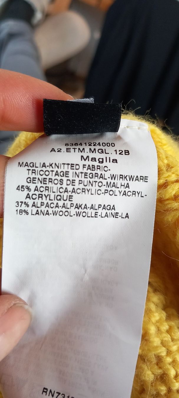 Maglioni & Felpe: Frühlings-Special: Zopfmuster Pullover in Gelb, Grösse L – Nuovo (secondo la descrizione) da Rebstein venduto da bestforyou 3