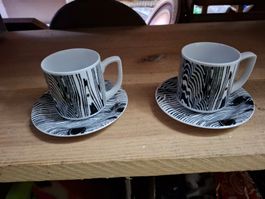 Pfister Tassen, 2er Set, Design Verena Sager, Top Zustand