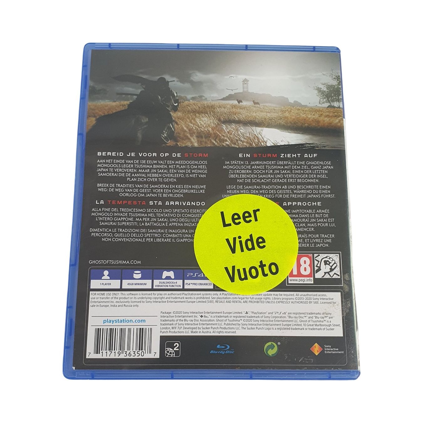 Sony Giochi: GHOST of Tsushima PS4 – Usato da Wangen b. Olten venduto da Restwert_Wangen 1