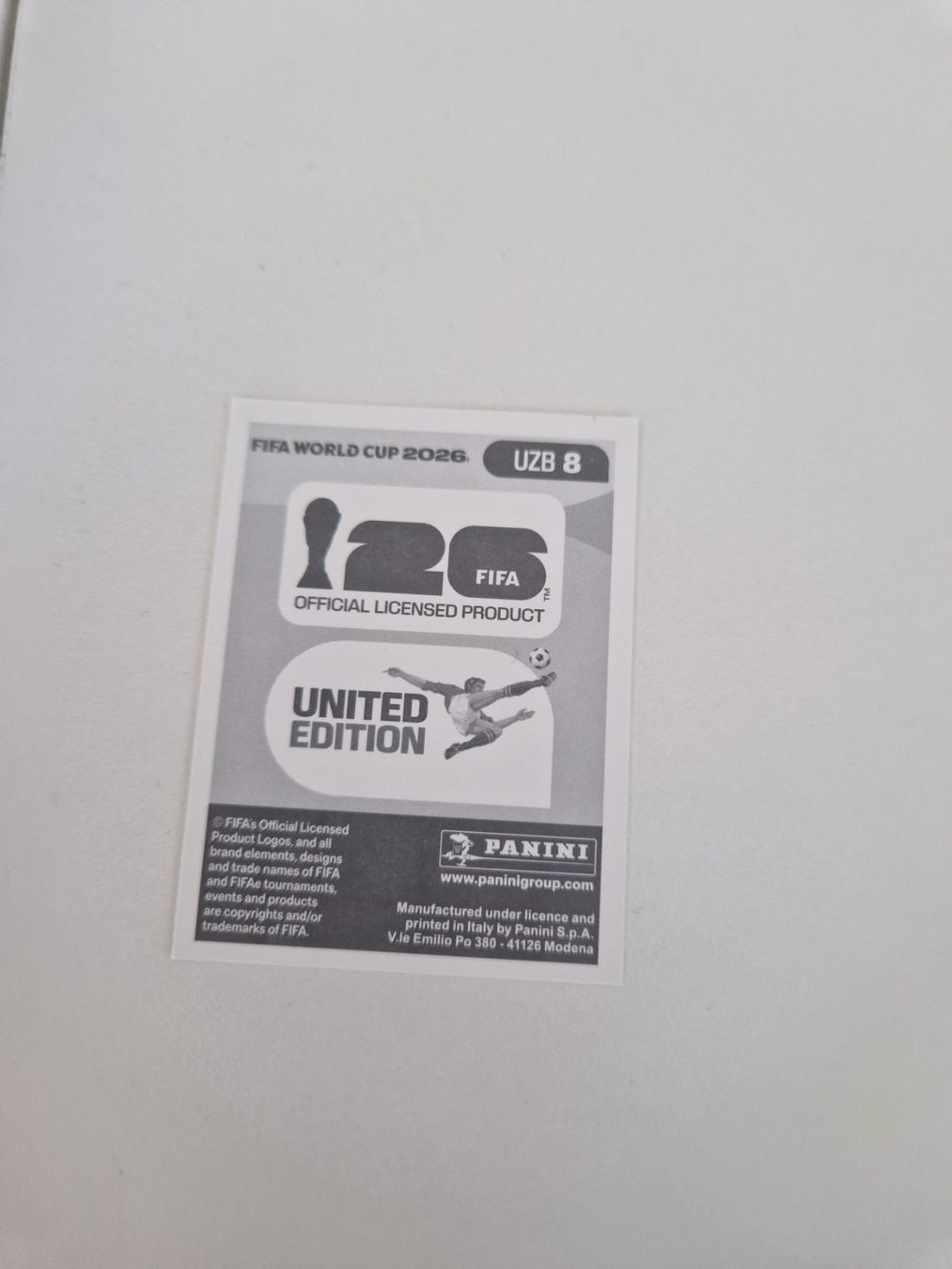 Panini Sammelbilder & Trading cards: Panini Sticker UZB8 – Neu (gemäss Beschreibung) aus Stüsslingen von white_angel86 1