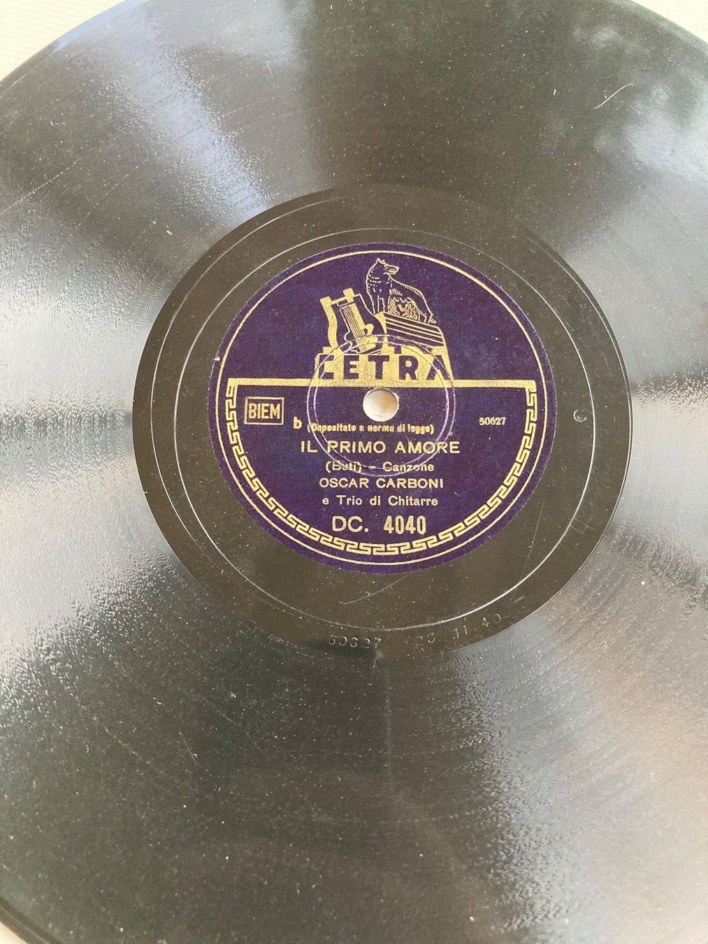 Schallplatten: Vier italienische Schellackplatten, eine davon sehr alt – Gebraucht aus Altstätten SG von orthophonix 5