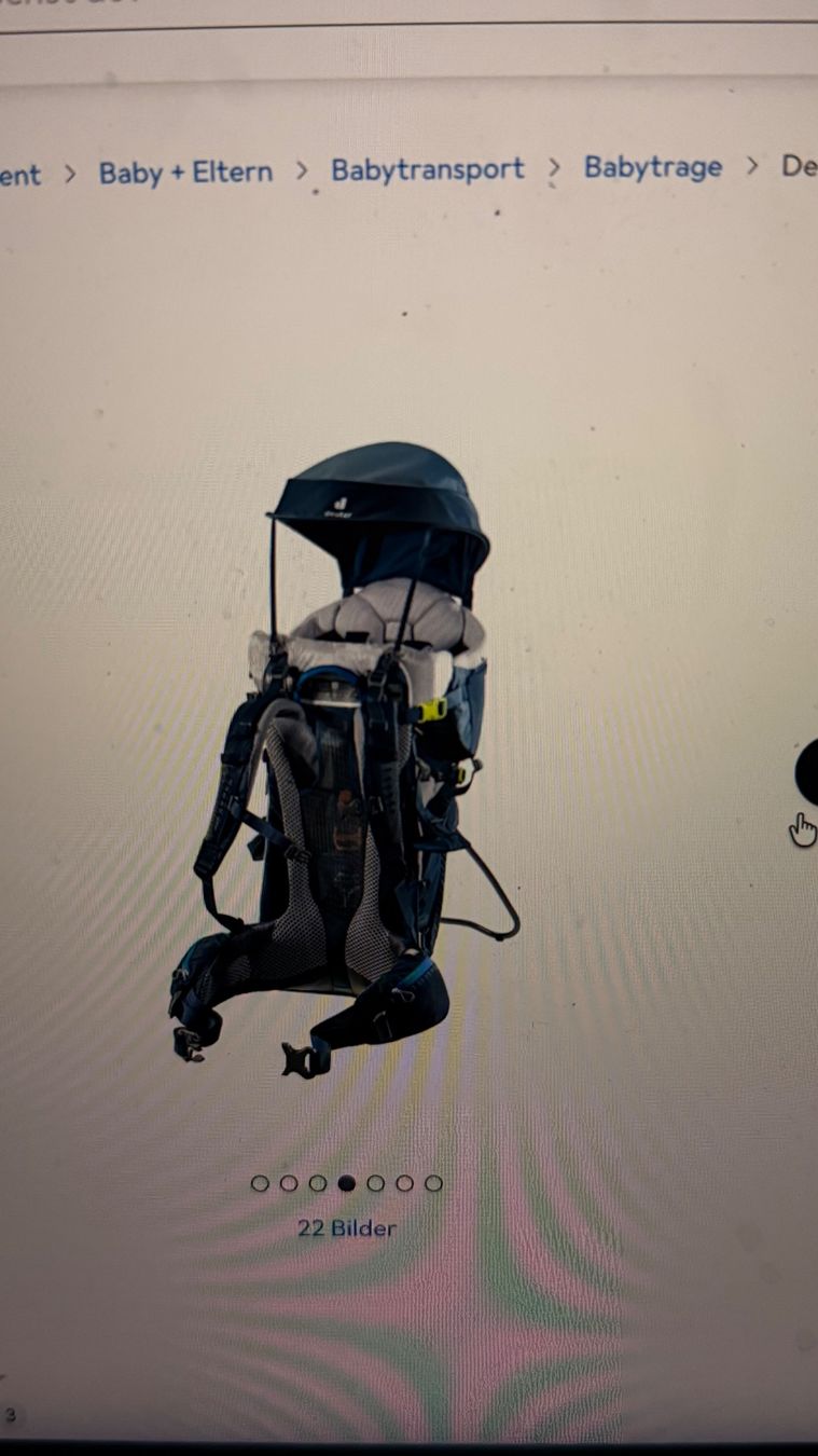 Deuter Bauch- & Rückentragen: Deuter Kid Comfort Kindertrage – Gebraucht aus Aarau von AnaKruhol 7