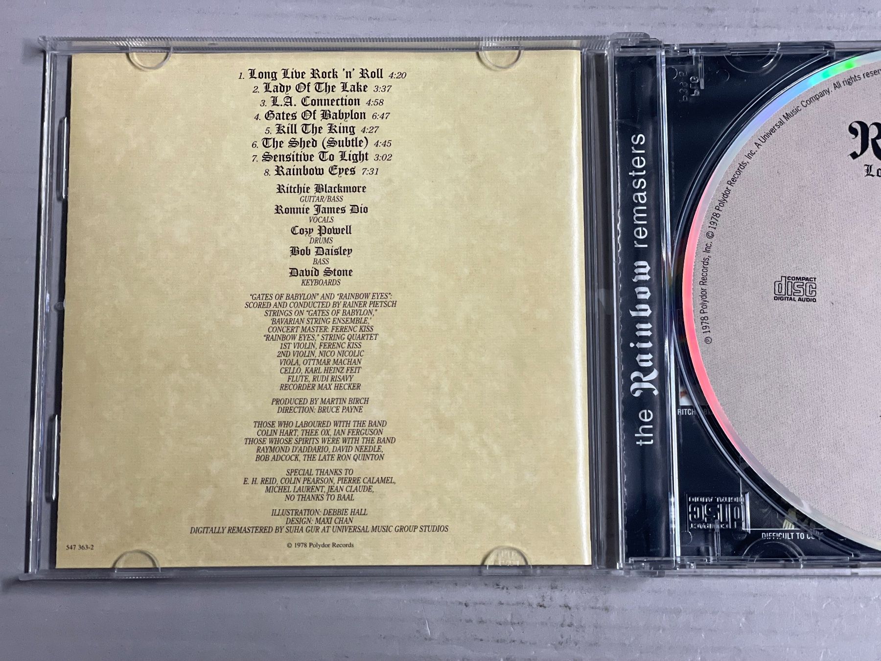 CD: Rainbow - Long Live – Usato da Muri b. Bern venduto da AdidasCollector 1