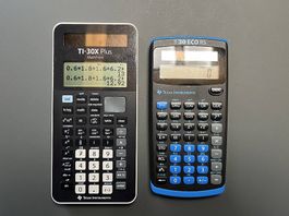 2 Taschenrechner TI-30X Plus & TI-30 ECO RS texasinstruments