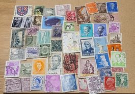 50 verschiedene briefmarken ganze welt