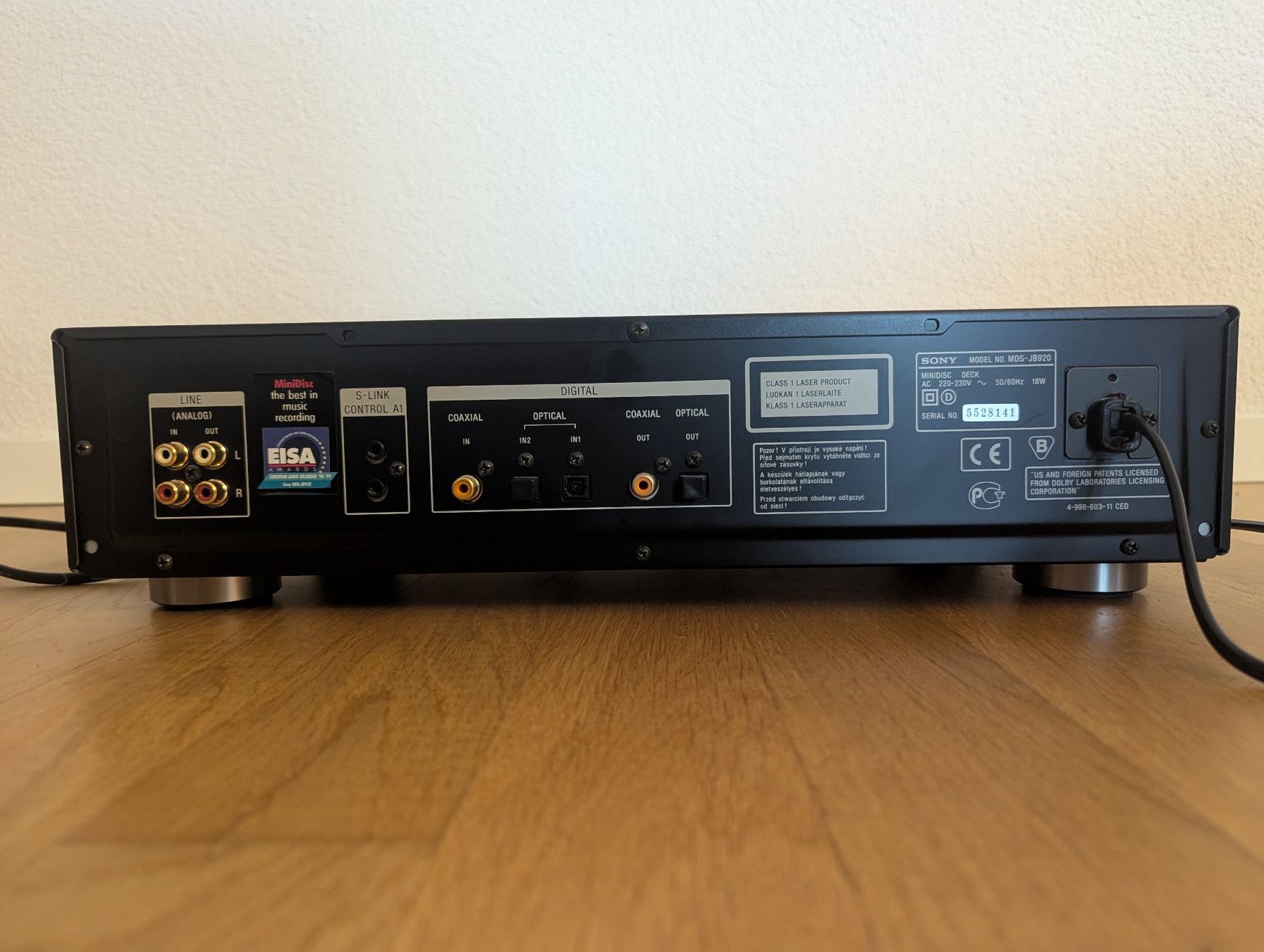 Sony Minidisc: Sony  MDS-JB 920 QS – Gebraucht aus Bern von Buybest24 2