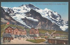 Carte P (Kleine Scheidegg ,, 2064 m mit Jungfrau ,, 4166 m)
