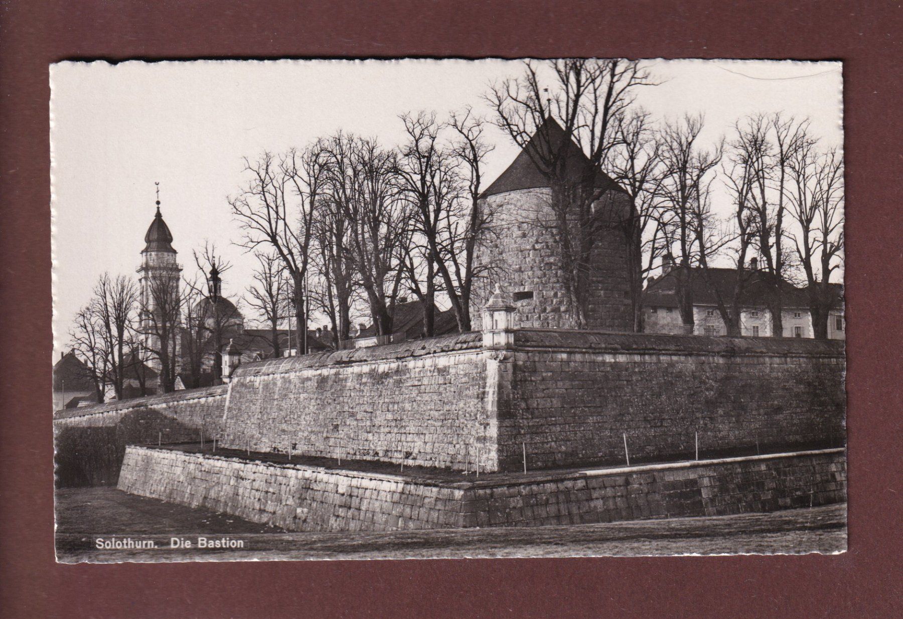 Cartoline postali: SOLOTHURN - Bastion – Usato da Pully venduto da nicecards