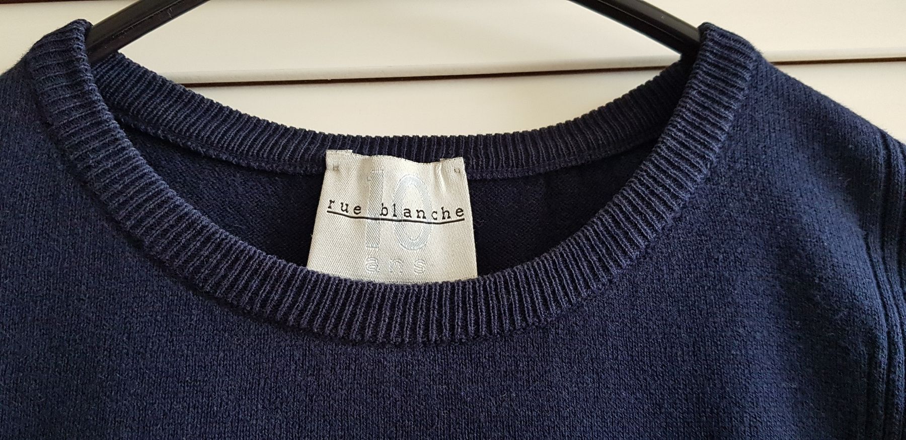 Maglioni & Felpe: Rue Blanche pull marine en coton – Usato da Lausanne venduto da man_rw9q 3