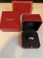Cartier Bague Love Ring Logo, Weissgold, Gr. 56