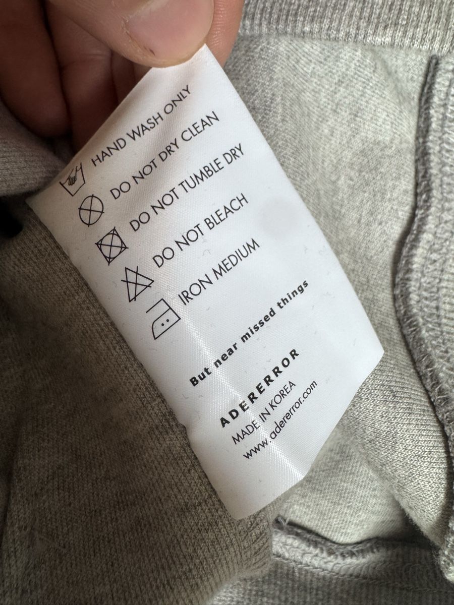 Pulls & Sweat-shirts: Sweatshirt Ader Error x Maison Kitsune grau Grösse A2 – Neuf (Voir description) à Luzern par dannaddannad 8
