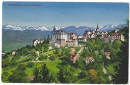 Walzenhausen.  Dorf von Westen