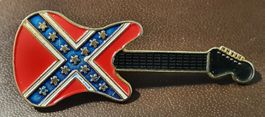 T495 - Pin Gitarre Rebel Südstaaten USA
