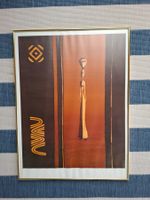 Wandbild afrikanisches Motiv Goldrahmen