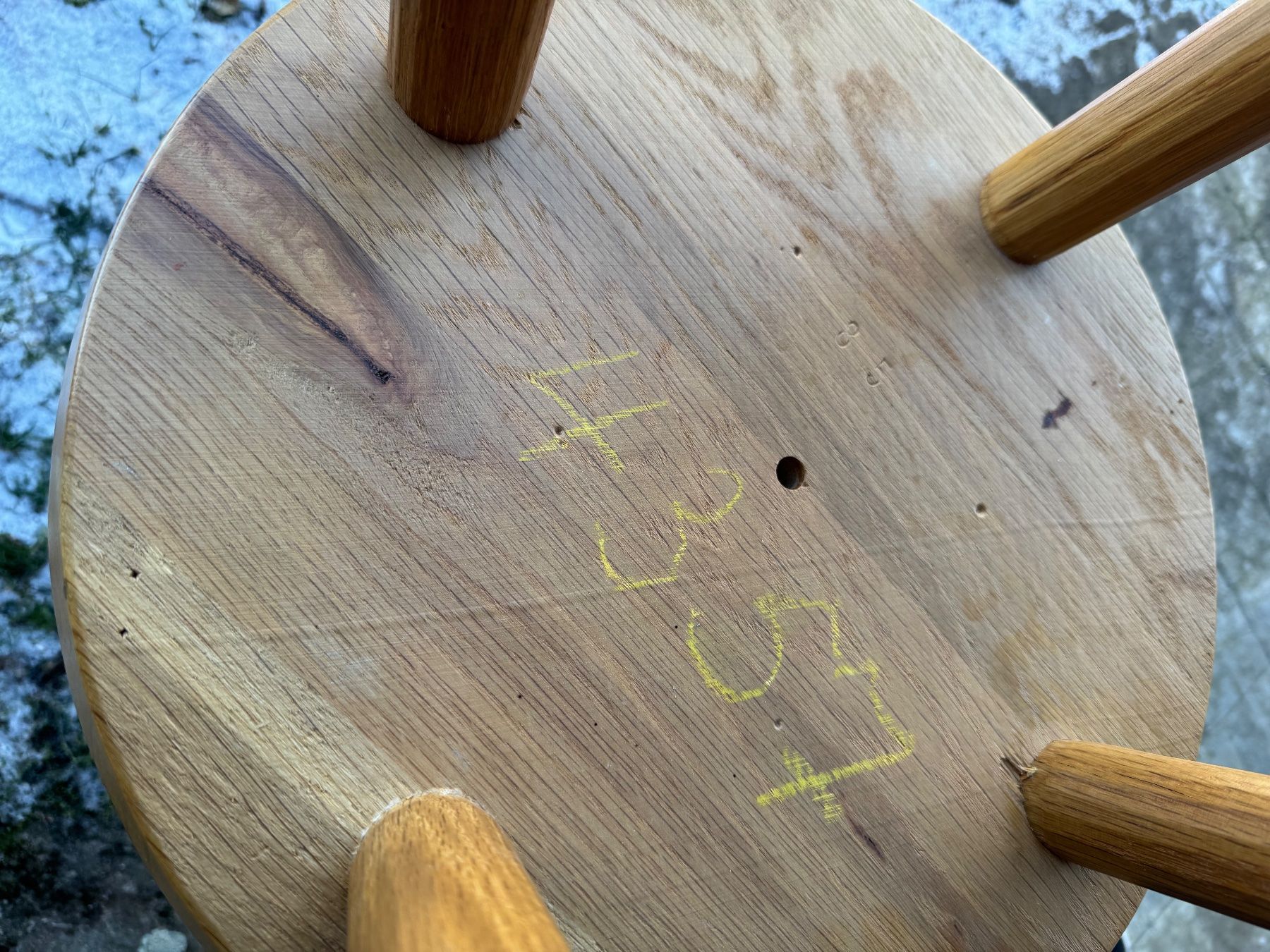 Seggioloni: Tabourets de bar en chêne massif – Usato da Vevey venduto da Antonaudry 4