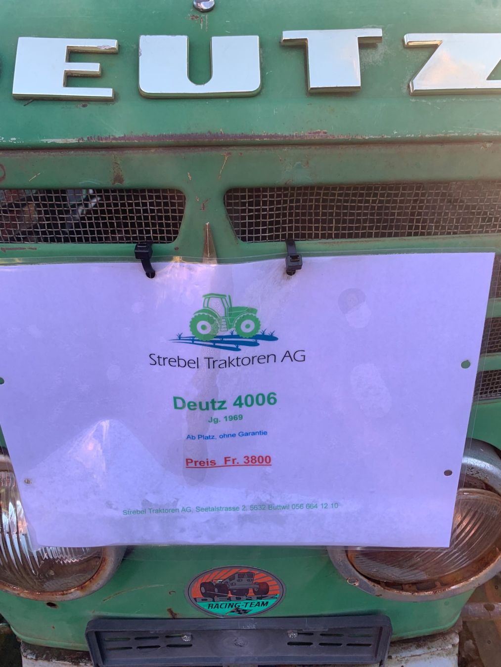 Deutz Trattori: Deutz 4006 – Usato da Buttwil venduto da obelix-idefix 1