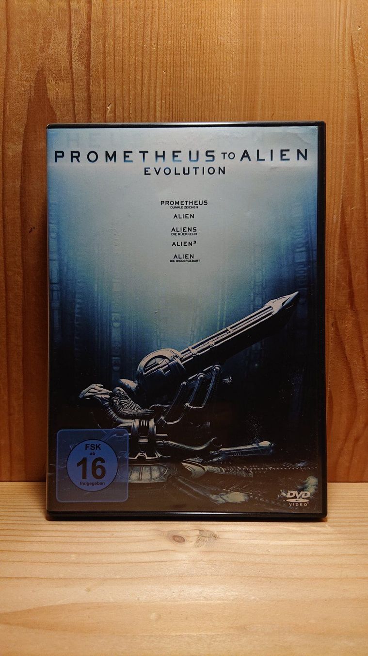 Alle DVDs: PROMETHEUS TO ALIEN EVOLUTION auf 5 Disc's in einer DVD Box – Gebraucht aus Wilderswil von Exebub