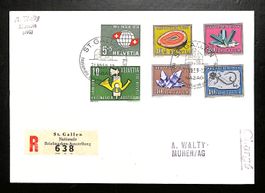 1959 Satzbrief Pro Patria (NABAG ST. GALLEN)