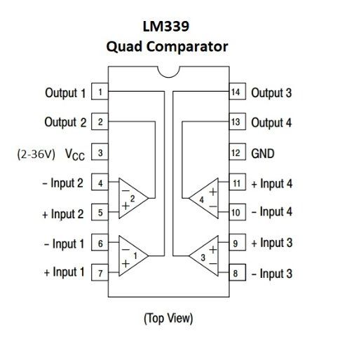 Componenti elettronici: LM339N 4 x Zero Crossing Detector 25 Stück – Nuovo e nell'imballaggio originale da Bremgarten b. Bern venduto da Vittorio0 1