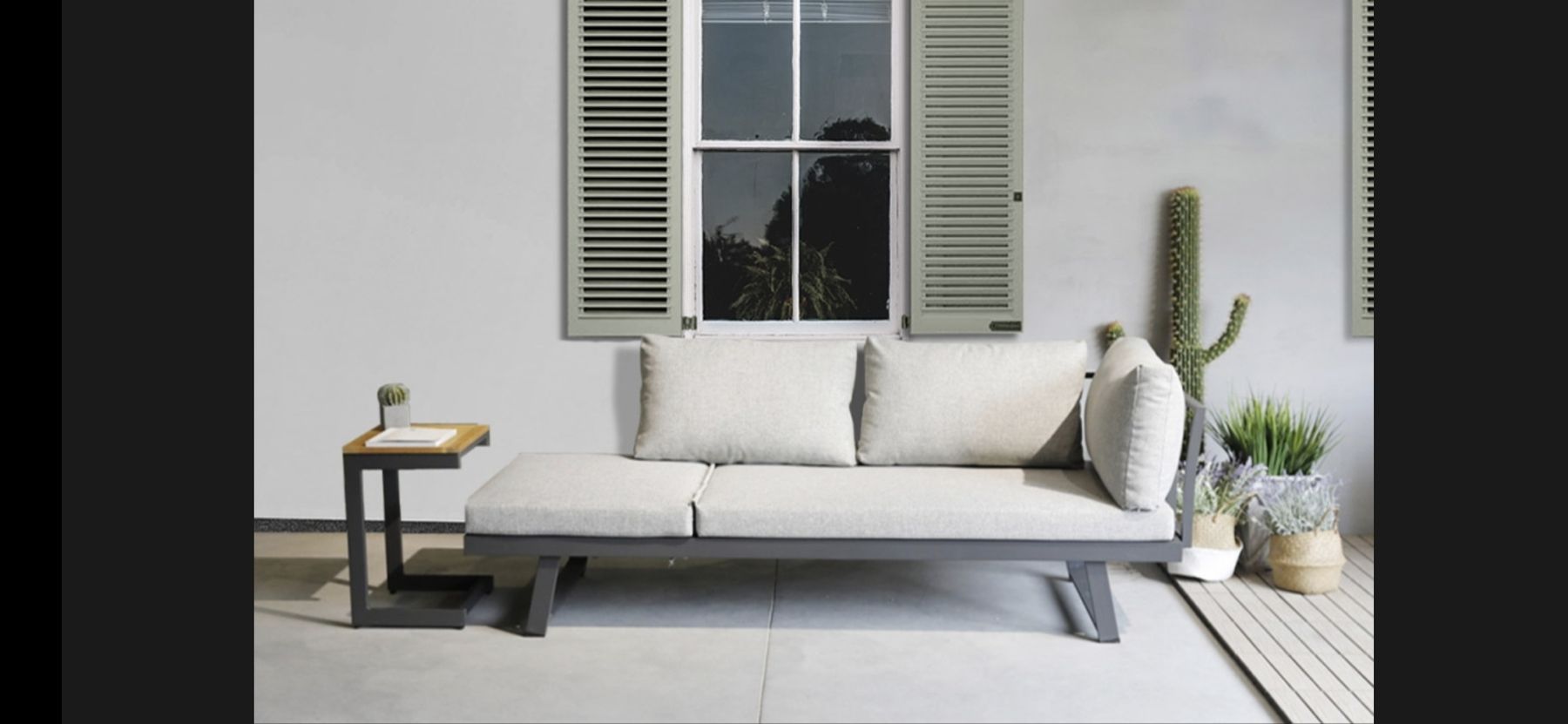 Sedie a sdraio: Denova, LIVING Aluminium Multifunktionslounge – Usato da Dornach venduto da Signs0