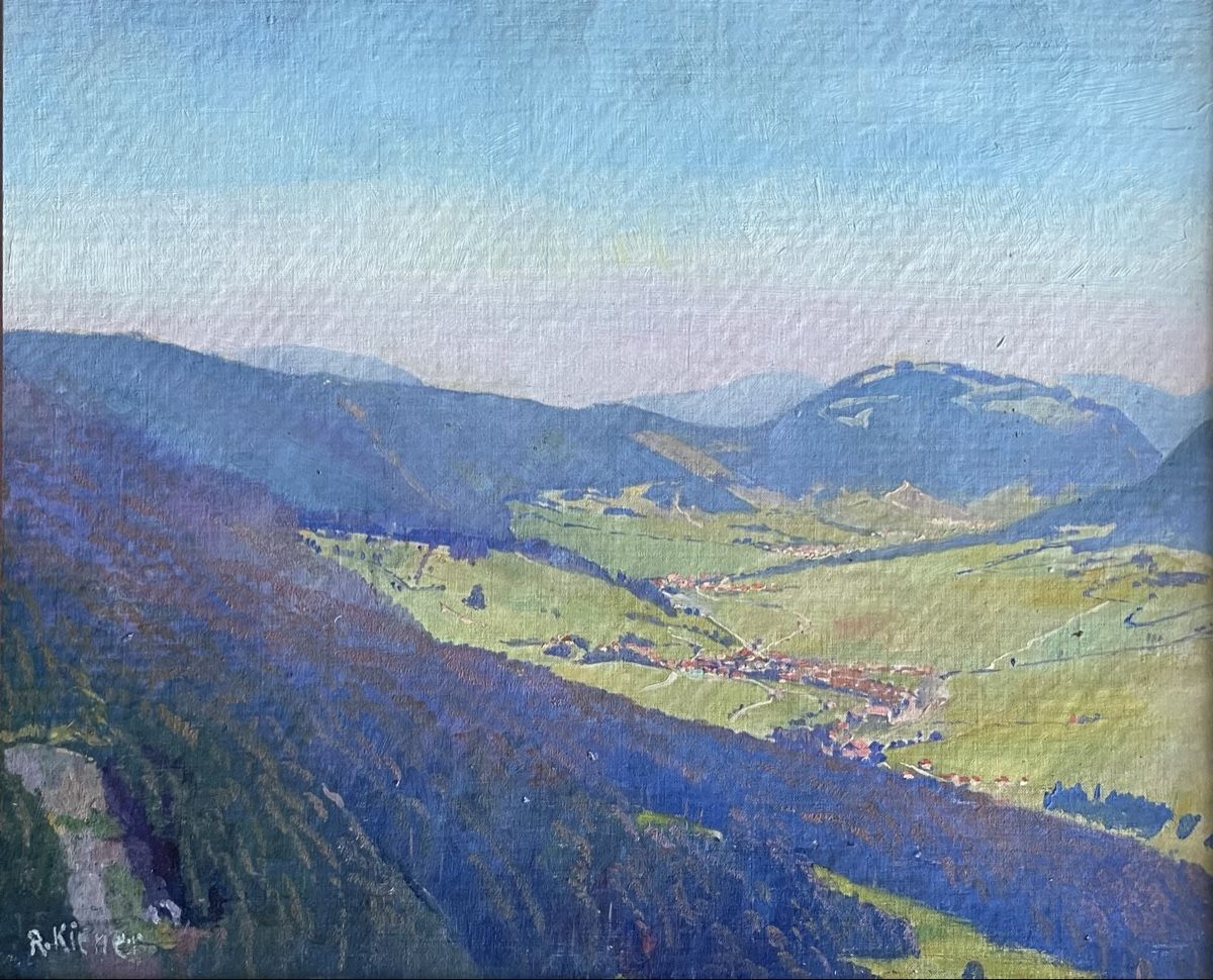 Dipinti: Kiener Robert (1866-1945) – Usato da Grosshöchstetten venduto da Perle1951 1