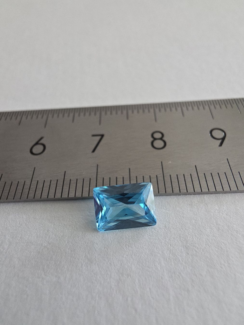 Minerali & Pietre curative: Aquamarin geschliffen 9x6mm. – Nuovo e nell'imballaggio originale da Menziken venduto da Mirager 4
