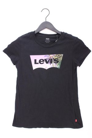 Levi's Printshirt Gr. XS Kurzarm schwarz