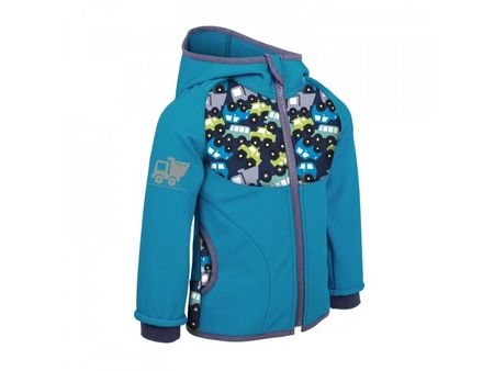 Kinder Softshelljacke mit Fleece, Autos 86/92