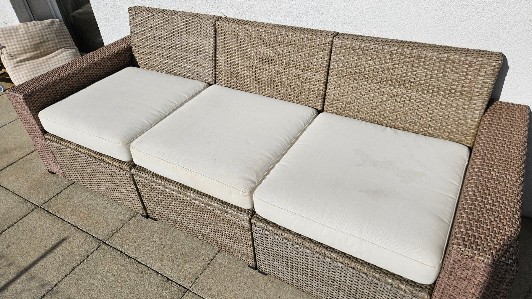 Ikea Sofas: IKEA Outdoor Lounge - 3 Plätze – D'occasion à Bassersdorf par Sunseekker1 1