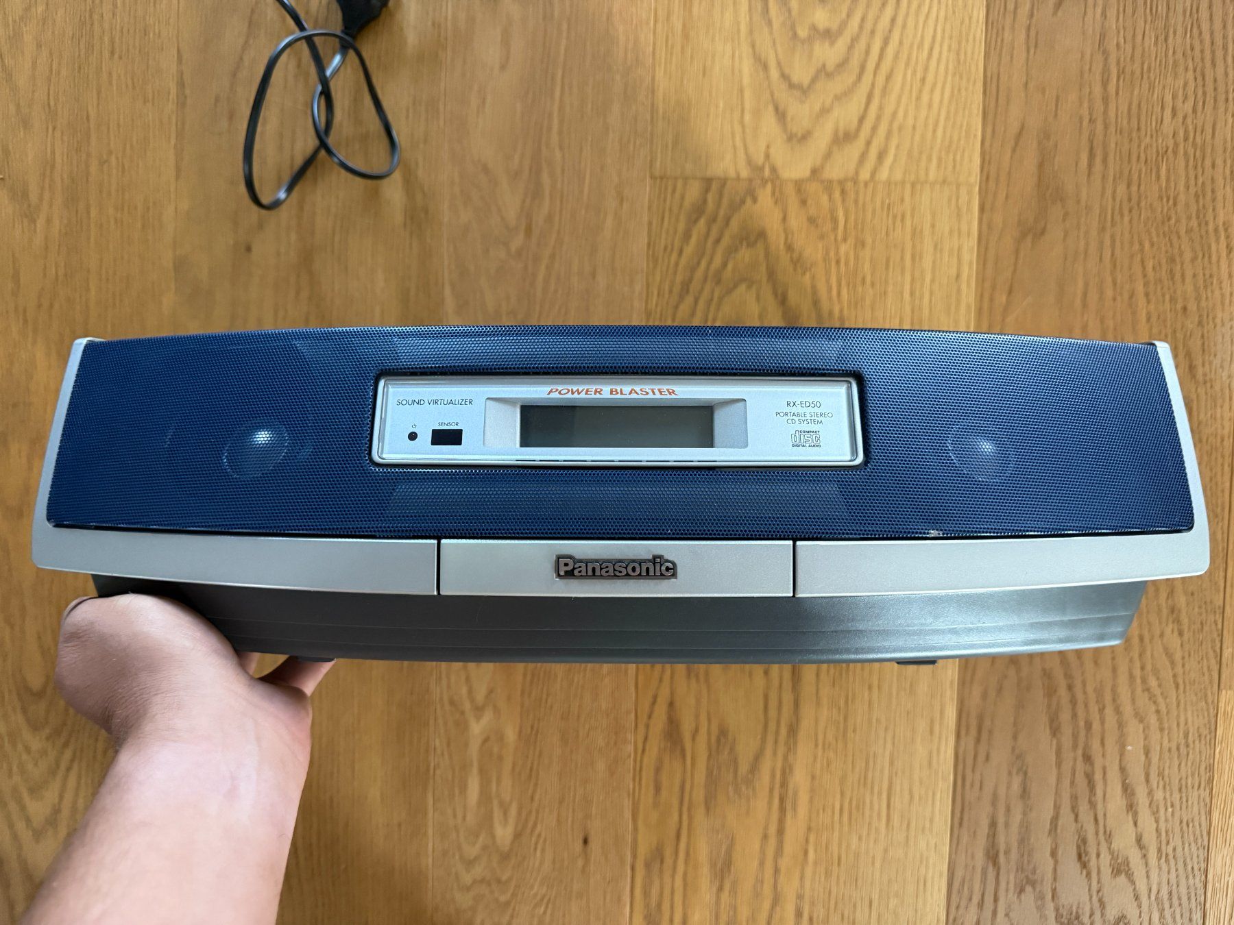 Panasonic Lecteur media portable: Radio-CD Panasonic RX-FS400, argent, avec double cassette – D'occasion à Founex par MaevaMatahi 1