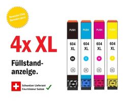 Epson 604 XL, T-604, E604 – Kompatible Drucker-Patronen (4x)