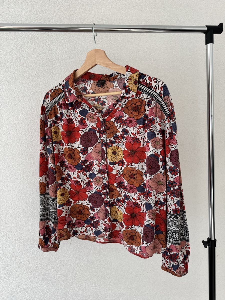Camicette: Bluse mit Blumen von Little Miss, S – Nuovo (secondo la descrizione) da Granges VS venduto da rvn 1