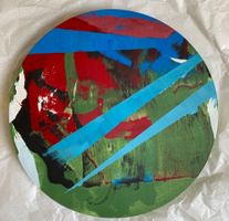 Bignia Coradini, abstraktes, modernes Kunstwerk, "Tondo 2004