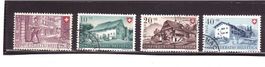 1949 Pro Patria Berufe und Schweizer Häuser