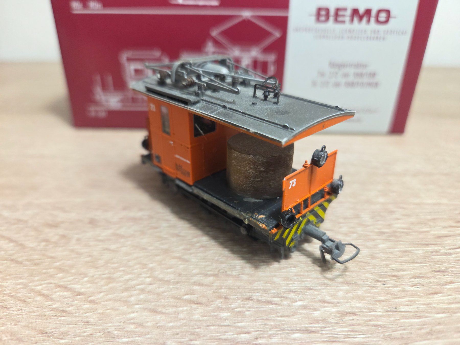 Bemo Modellini di ferrovie: Bemo 1270 133 Rangiertraktor Te 2/2 RhB H0m – Usato da St-Aubin-Sauges venduto da Lo_Go 2