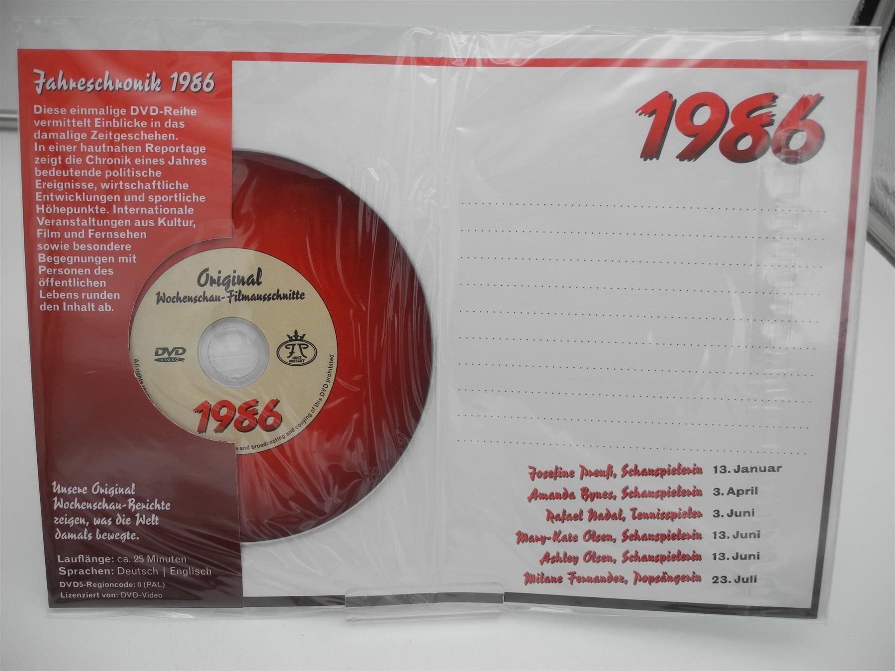 Karten: Geburtstagskarte mit CD, Jahr 1986 – Neu und originalverpackt aus Kottwil von Crazyrolf 1