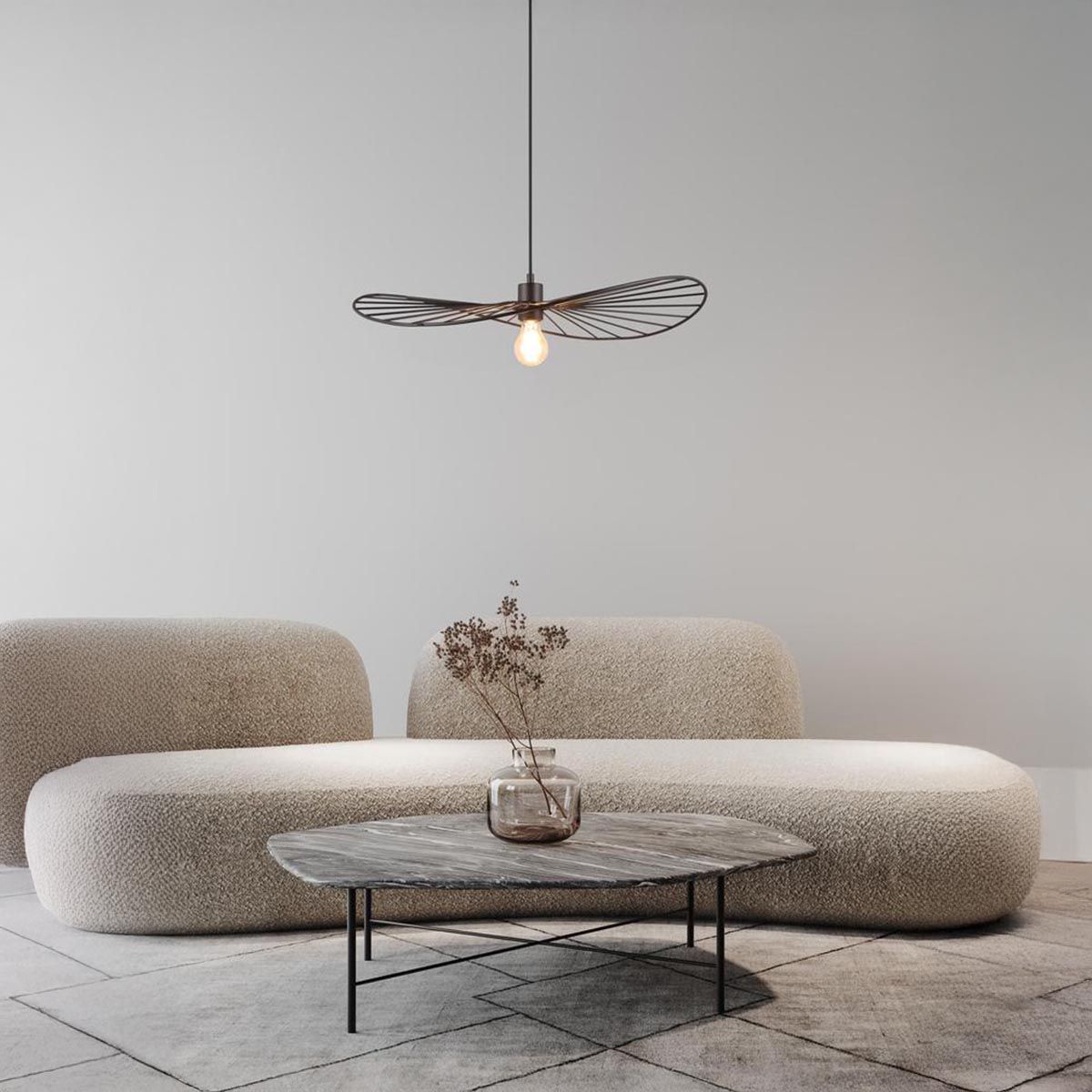 Lampadari & plafoniere: Pendelleuchte, Geschwungen, 60 cm Ø – Nuovo (secondo la descrizione) da Kreuzlingen venduto da Smart-Light 2
