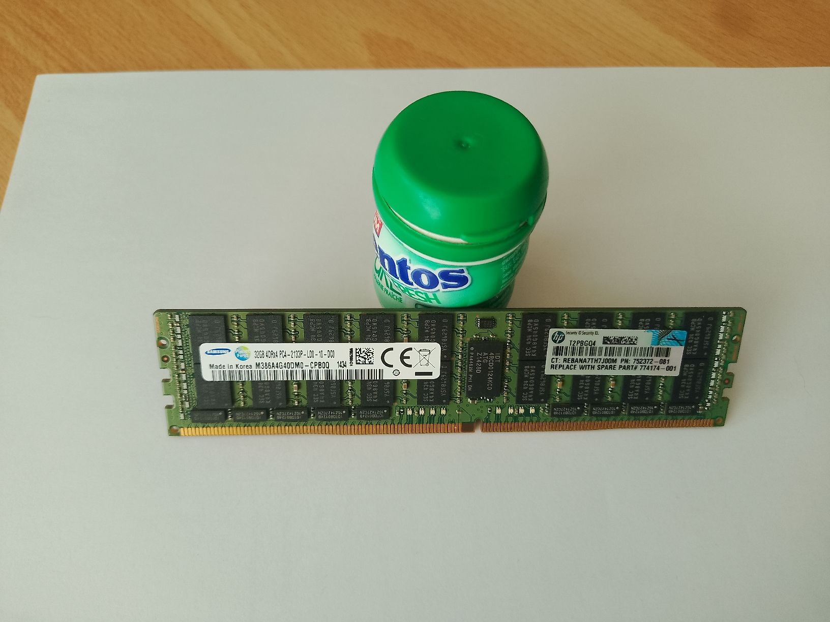 Hewlett Packard Mémoires / RAM: 32GB Samsung DDR4 ECC LRDIMM 2133MHz Server RAM | HPE – Neuf (Voir description) à Rheinfelden par tho_fk2k 2