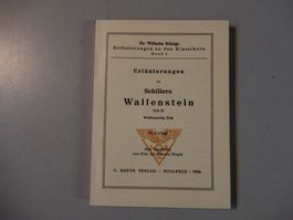 Schillers Wallenstein Teil II, Königs Erläuterungen📚Top!
