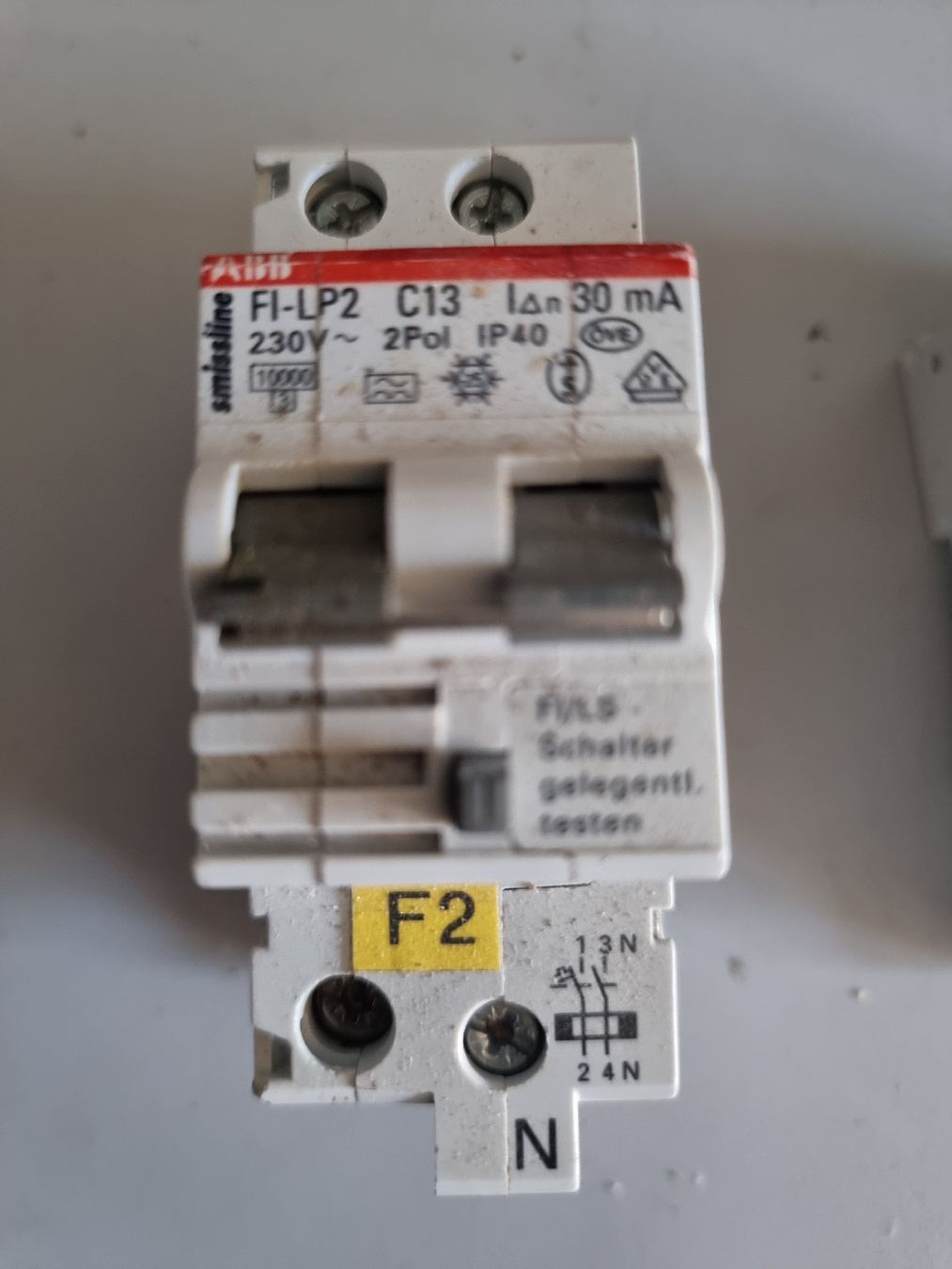 ABB Alimentazione elettrica: abb Fi c13  ls c13 – Usato da Haldi b.Schattdorf venduto da Franz7134 1